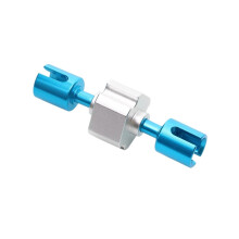 RC Car Upgrade Parts Blue Metal Differential Locker Spool Joint Cup Set Durable for Tamiya TT01