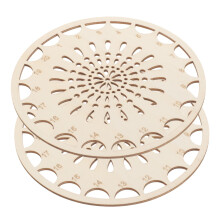 Embroidery Thread Organizer Wooden Floss Holder Tangle Storage Board for Cross Stitch