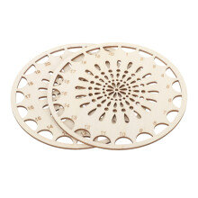 Embroidery Floss Organizer Wooden Cross Stitch Thread Storage Board 2pcs Tangle Durable
