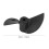 2mm RC Boat Propeller Set Pair, Durable Plastic RC  Propellers for Thrust Performance 2