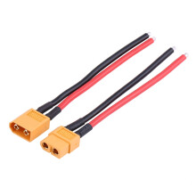 RC Battery Connector Cable 14AWG Silicone Wire Male and Female for LiPo RC Cars and Trucks