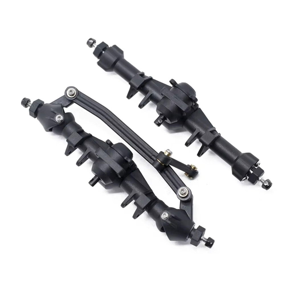 Rc Axle Set For Scx24 Upgrade Parts, 1/24 Crawler Front And Rear Kit, Precision Engineered Fit 9053599102670