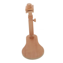 Adjustable Wooden Embroidery Stand with Rotating Cross Stitch Hoop Holder and Stable Solid Wood Frame