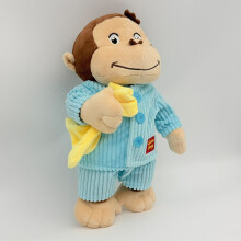 Curious George Monkey Plush Toy For Kids Bedroom Playroom And Decoration