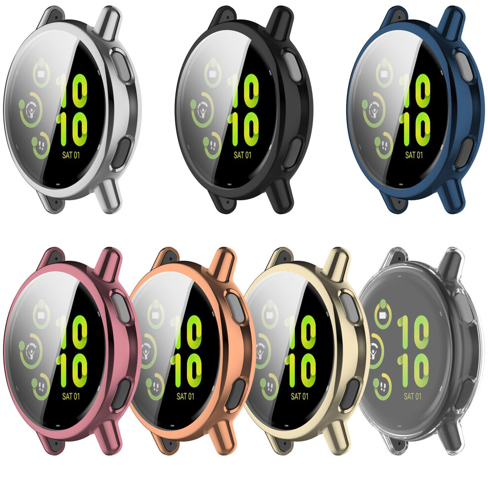 Case And Screen Protector For Garmin Vivoactive 5, 7Pack Slim Tpu Covers With Full Edge Protection 9455672776806