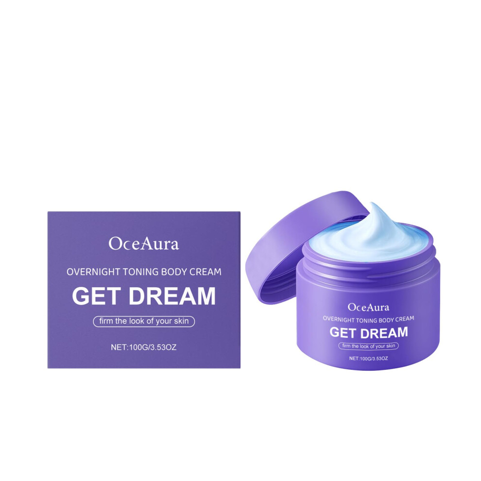Overnight Body Cream with Coffee Extract and Glycerin for Firming and Deep Hydration 100g