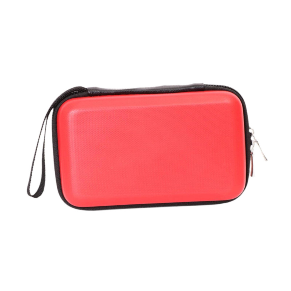 Electronics Accessories Organizer Waterproof Earphone Carrying Case Usb Cable Sd Card Pouch Red 9053599104155