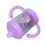 150ml Leakproof Sippy Cup for Toddlers with Soft Spout Learner Cup Handles Purple 4