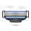 (Blade Head)For Gillette Mach 3 Three Layer Ultra Thin Blade Shaver Replacement Head 6
