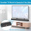 Soundbar Mount for Sonos Arc with Adjustable Height, SpaceSaving Under TV Bracket, VESA Compatible 2