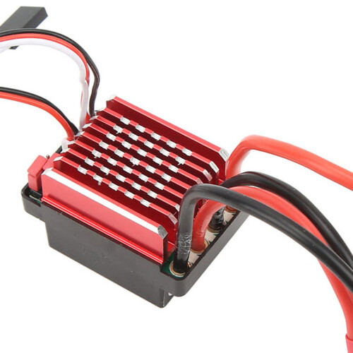 60A gebürsteter ESC mit XT60, 6V 2A BEC, 43x30x27mm Rot 2