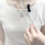 Headphone Cable Clip 4 Pack with Secure Collar Attachment for 24mm Cords Black Tangle 4
