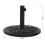 Outsunny Base de Sombrilla Negro Ø48 x 34 cm 3