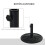 Outsunny Base de Sombrilla Negro Ø48 x 34 cm 4
