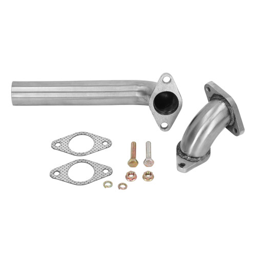 Stainless Steel Wastegate Dump Pipe Elbow Adapter Set 35mm/38mm 1