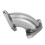 Stainless Steel Wastegate Dump Pipe Elbow Adapter Set 35mm/38mm 6