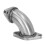 Stainless Steel Wastegate Dump Pipe Elbow Adapter Set 35mm/38mm 7