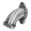Stainless Steel Wastegate Dump Pipe Elbow Adapter Set 35mm/38mm 9
