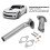 Stainless Steel Wastegate Dump Pipe Elbow Adapter Set 35mm/38mm 12