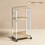 Homcom Soporte para Impresora marrón 43 x 30 x 82 cm 3