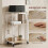 Homcom Soporte para Impresora marrón 43 x 30 x 82 cm 6