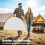 Outsunny Mesa de Camping Blanco 120 x 120 x 74 cm 5