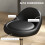 Homcom Taburete con Rueda Negro 50 x 50 x 83 cm 5