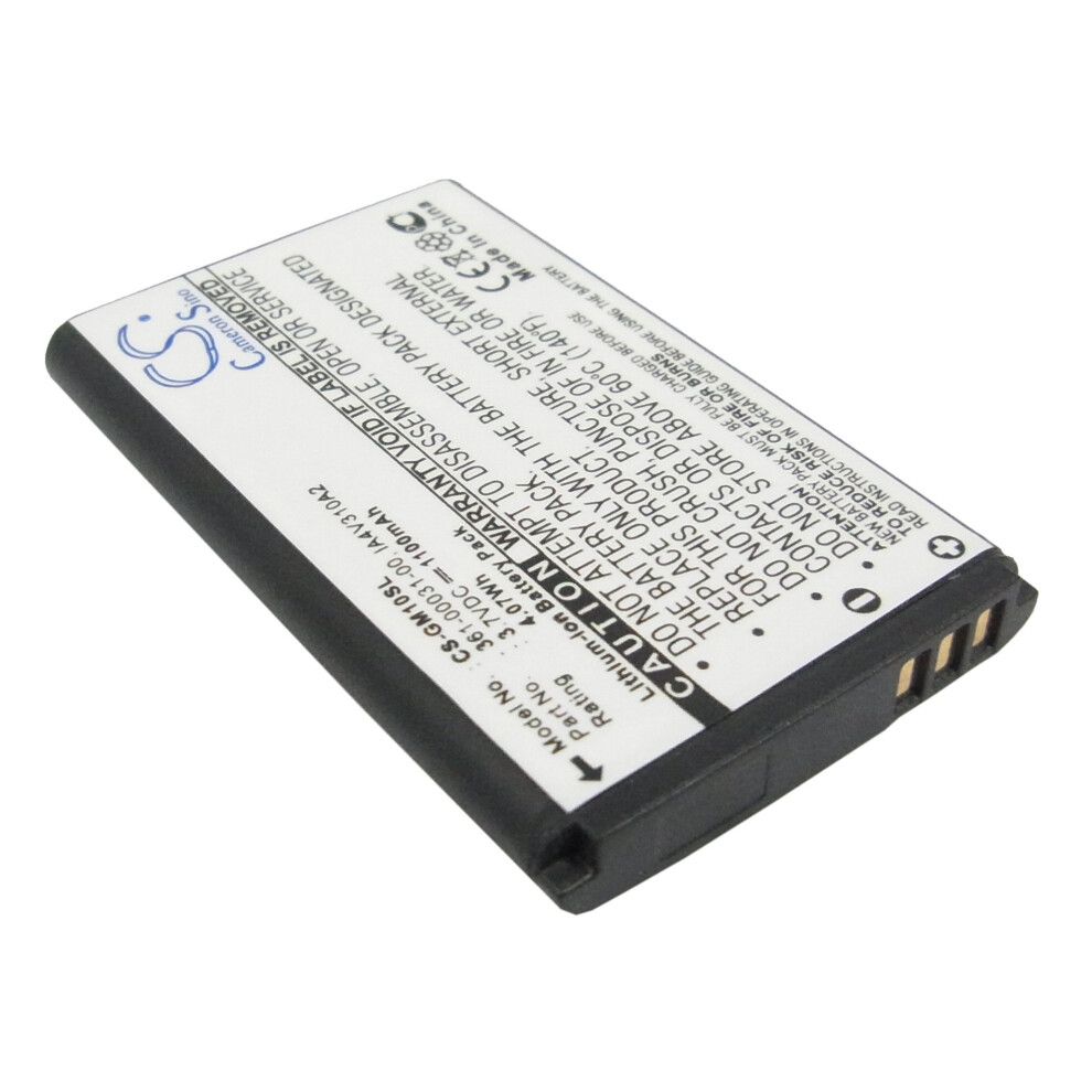 Replacement 3.7V 1100Mah Liion Battery For Xplova G3 With Stable Power Output 9455672778305