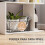 Homcom Estantería para Libro Blanco 60 x 24 x 184.5 cm 4