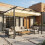 Outsunny Pérgola Beige 396 x 296 x 220 cm 2