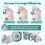 Adjustable Bunion Corrector with Toe Separator and AntiSlip Heel Strap for Left or Right Foot 3