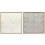 Homcom Decoración para Pared Blanco 80 x 3.5 x 80 cm 2