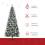 Homcom Árbol de Navidad Verde 65 x 65 x 180 cm 4