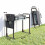 Outsunny Taburete de Jardín Gris 60.5 x 29 x 50 cm 3