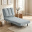 Homcom Sofá Cama Individual Gris 72 x 88 x 87 cm 2