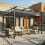 Outsunny Pérgola Gris 396 x 296 x 220 cm 2