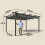 Outsunny Pérgola Gris 396 x 296 x 220 cm 3