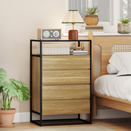 Homcom Cómoda marrón 60 x 40 x 94.5 cm 1