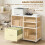 Homcom Mueble para Impresora Blanco 80 x 40 x 65.5 cm 5