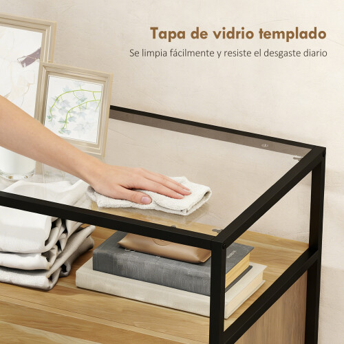 Homcom Cómoda marrón 60 x 40 x 94.5 cm 2