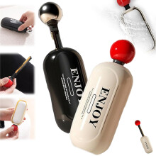 Lint Roller Extra Sticky Pet Hair Remover, Reusable Washable for Clothes Furniture Travel (Black White)