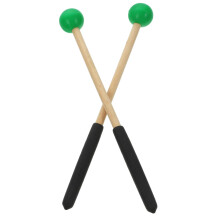 Marimba Mallets with Ergonomic Wood Grip, Tongue Drum Sticks for Practice and Performance