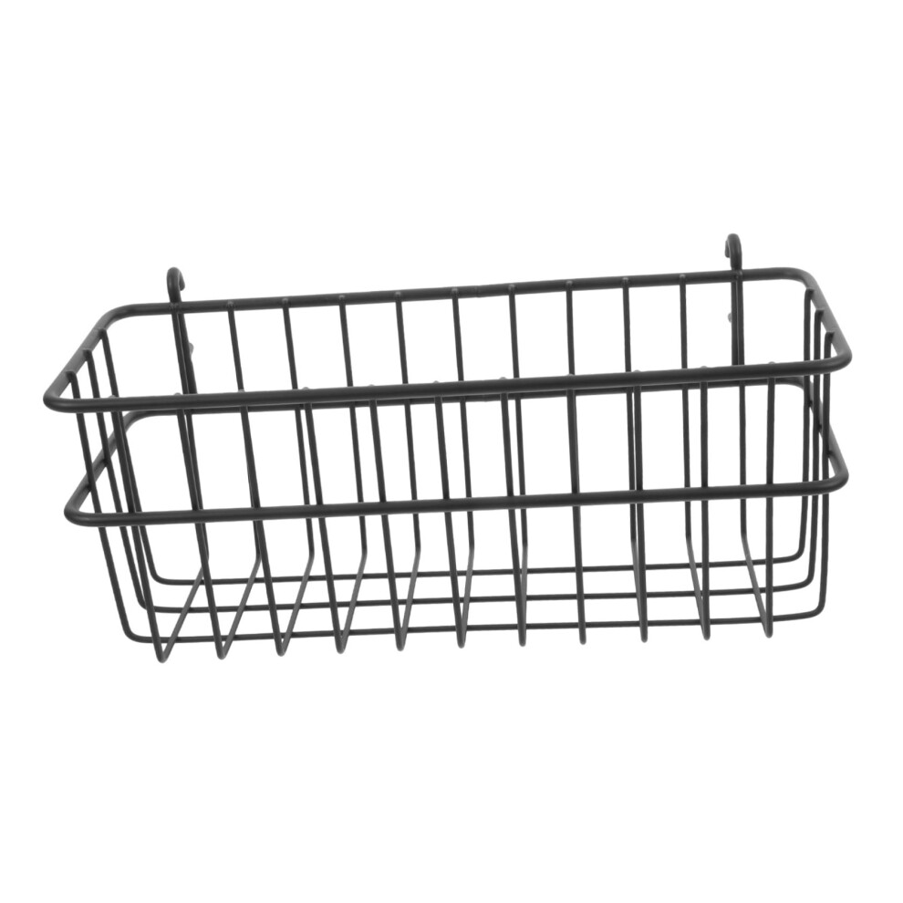 Pegboard Basket Organizer With Hooks, Nodrill Heavyduty Garage Storage Bin For Tools, Black 9053599106906