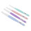 4 Pcs Ergonomic Plastic Crochet Hooks Set, 8-15mm, Clear Scale 14