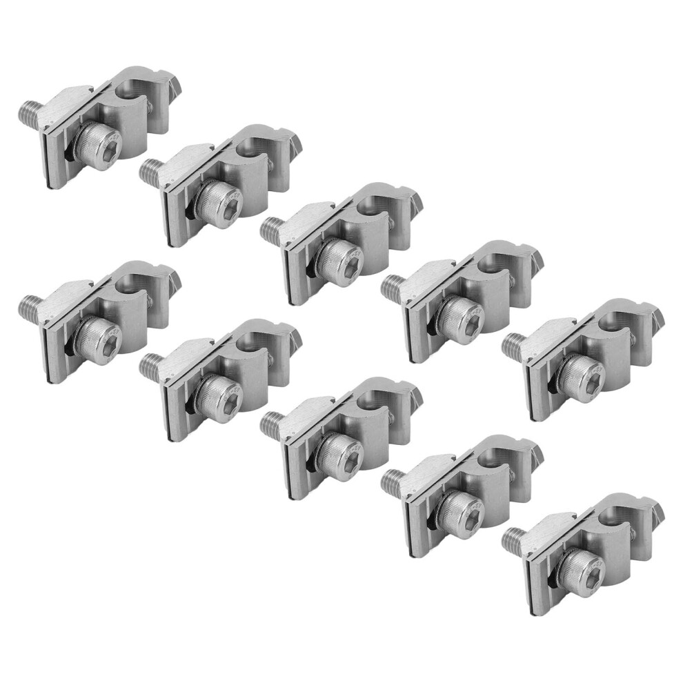 10Pcs Solar Grounding Clamps | Pv System Earthing Brackets For Secure Mounting 8401389971042