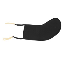 4/4 4/3 Violin Shoulder Rest Pad with Comfortable Cushion and Universal Chin Rest Black
