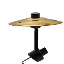 Golden Cymbal Car Air Vent Accessory with TaptoActivate Sound for Music Lovers