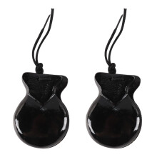 Spanish Wooden Castanets Pair Handmade Flamenco Percussion with Durable Solid Wood and Clear Sound