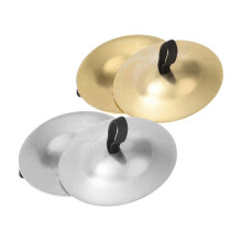 2 Pairs Belly Dance Finger Cymbals Zills with Clear Resonant Sound for Adults Stage Performance