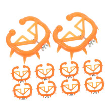 10pcs Calf Weaning Nose Clip Cattle Weaning Ring Anti Licking Design Durable Farm Use